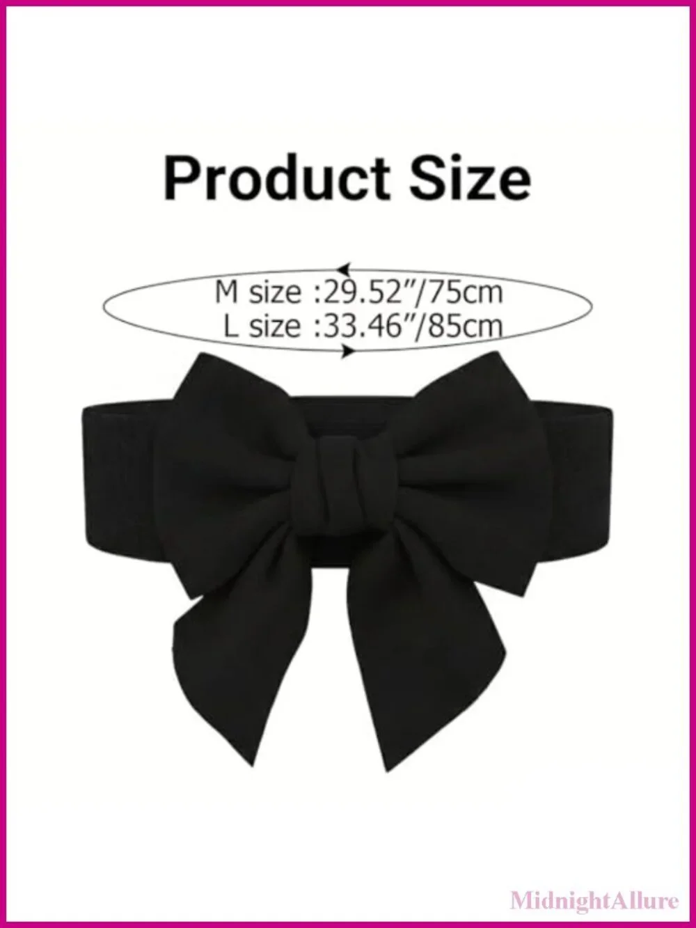 Women's Wide Elastic Waist Bow Belt Stretchy Corset Sash for Dresses Skirts
